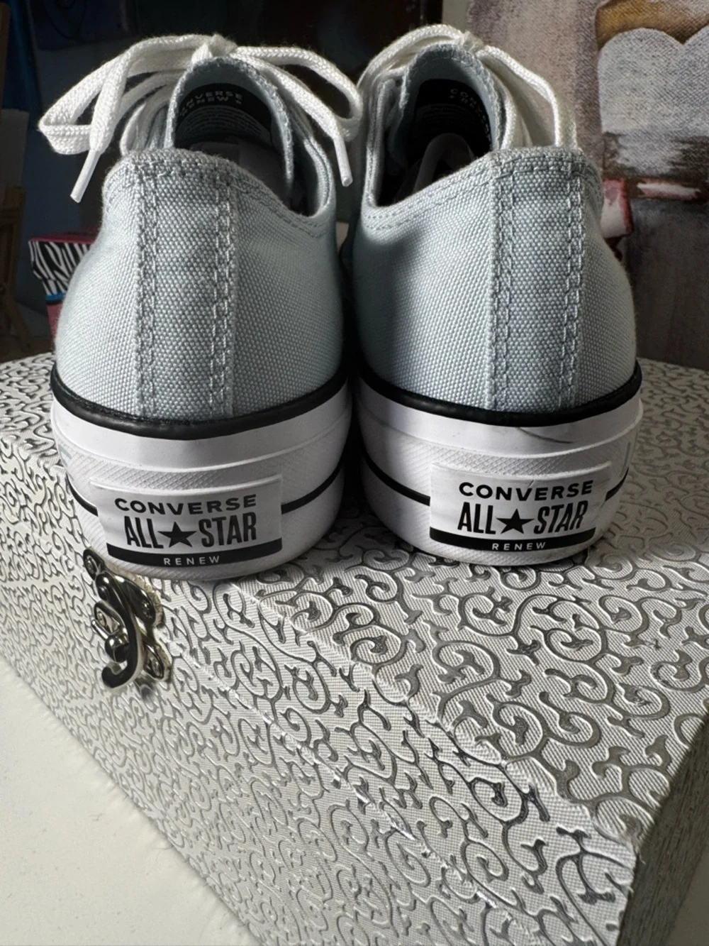 Converse All Stars Renew Canvas Low-Top Light Blue Sneakers